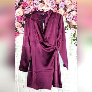 Steve Madden jasper saying long sleeve blazer dress, nwt